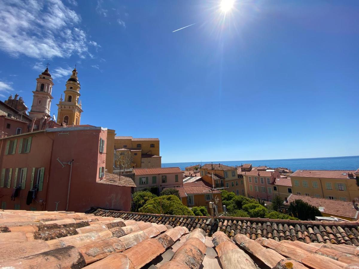 Montee Fleurie Lägenhet Menton Exteriör bild
